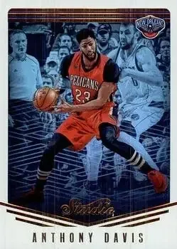 2016-17 Panini Studio #6 Anthony Davis