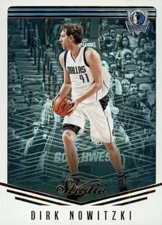 2016-17 Panini Studio #9 Dirk Nowitzki