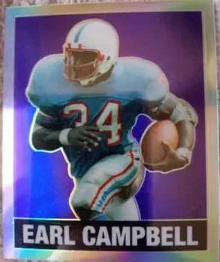 2018 Leaf Originals Metal - Purple #17 - Earl Campbell