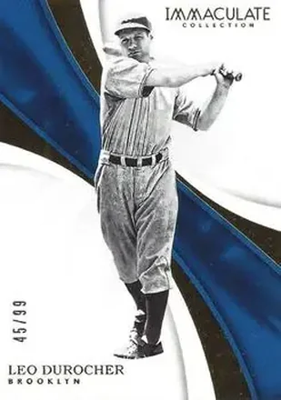 2017 Panini Immaculate Collection #26 - Leo Durocher - Brooklyn Dodgers