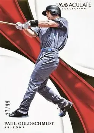 2017 Panini Immaculate Collection #29 - Paul Goldschmidt - Arizona Diamondbacks