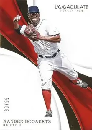 2017 Panini Immaculate Collection #35 - Xander Bogaerts - Boston Red Sox
