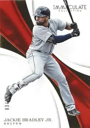 2017 Panini Immaculate Collection #37 - Jackie Bradley Jr. - Boston Red Sox