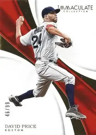 2017 Panini Immaculate Collection #38 - David Price - Boston Red Sox