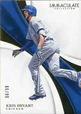 2017 Panini Immaculate Collection #40 - Kris Bryant - Chicago Cubs