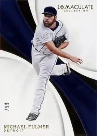 2017 Panini Immaculate Collection #58 - Michael Fulmer - Detroit Tigers
