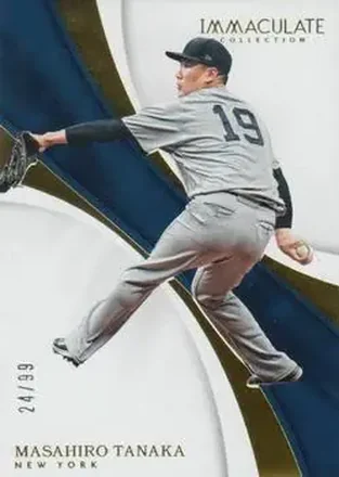 2017 Panini Immaculate Collection #76 - Masahiro Tanaka - New York Yankees