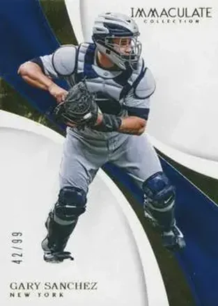 2017 Panini Immaculate Collection #77 - Gary Sanchez - New York Yankees