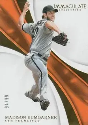 2017 Panini Immaculate Collection #80 - Madison Bumgarner - San Francisco Giants