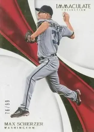 2017 Panini Immaculate Collection #93 - Max Scherzer - Washington Nationals
