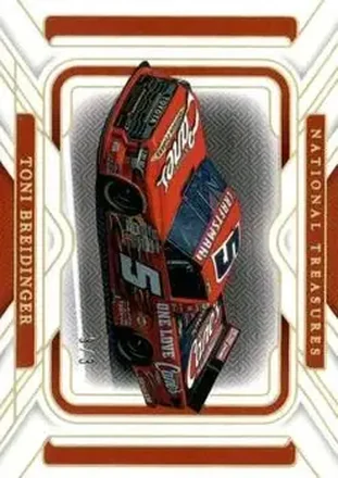 2025 Panini National Treasures - Rides Holo Gold #7 - Toni Breidinger - Tricon Garage