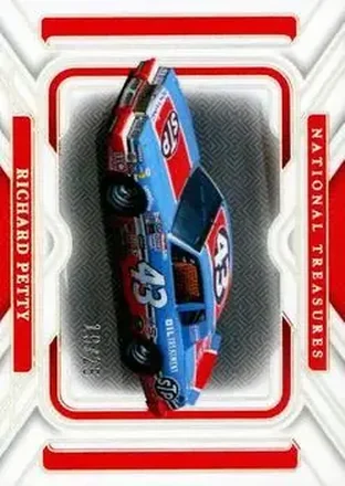 2025 Panini National Treasures - Rides Holo Silver #1 - Richard Petty - Petty Enterprises