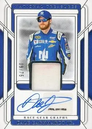 2025 Panini National Treasures - Race Gear Graphs #RGG-DEJ - Dale Earnhardt Jr - Hendrick Motorsports