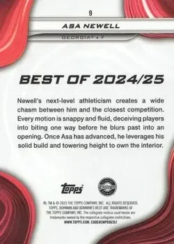 Back of Asa Newell