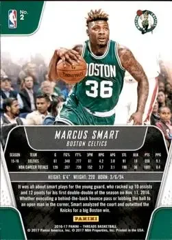 Back of Marcus Smart
