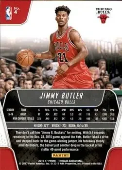Back of Jimmy Butler