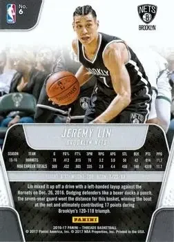 Back of Jeremy Lin