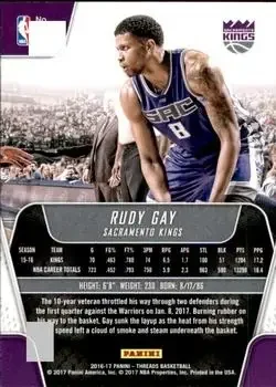 Back of Rudy Gay