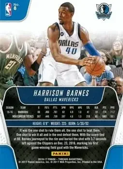 Back of Harrison Barnes