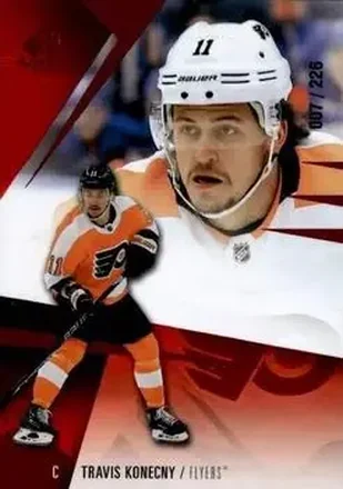 2023-24 SP Game Used - Red #10 - Travis Konecny - Philadelphia Flyers