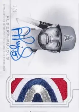 2020 Topps Dynasty - Dynasty Autographed Patch Silver #DAP-AP1 - Albert Pujols - Los Angeles Angels
