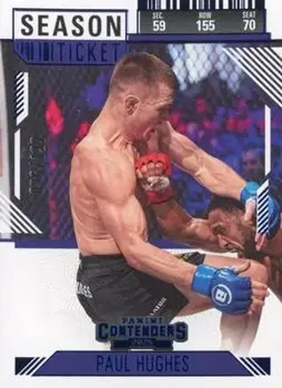 2025 Panini Contenders PFL - Season Ticket Blue #39 - Paul Hughes