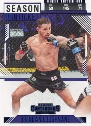 2025 Panini Contenders PFL - Season Ticket Blue #46 - Brendan Loughnane
