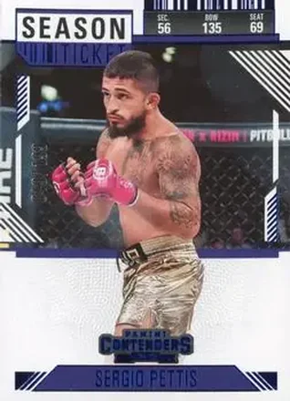 2025 Panini Contenders PFL - Season Ticket Blue #55 - Sergio Pettis