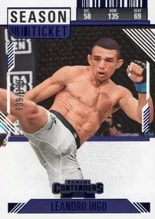 2025 Panini Contenders PFL - Season Ticket Blue #82 - Leandro Higo
