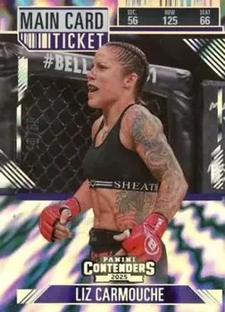 2025 Panini Contenders PFL - Main Card Ticket #25 - Liz Carmouche