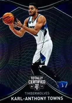 2016-17 Panini Totally Certified #8 Karl-Anthony Towns