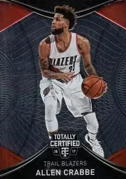 2016-17 Panini Totally Certified #10 Allen Crabbe