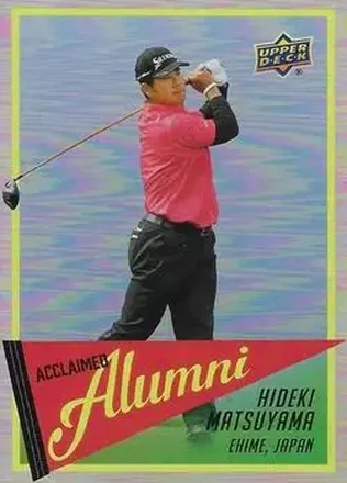 2026 Upper Deck - Acclaimed Alumni #AL-6 - Hideki Matsuyama