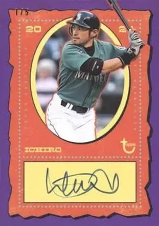 2024 Topps Brooklyn Collection - Autographs Purple #AC-I - Ichiro - Seattle Mariners