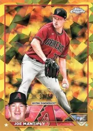 2023 Topps Chrome Update Sapphire Edition - Gold #USCS131 - Joe Mantiply - Arizona Diamondbacks
