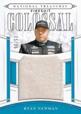 2020 Panini National Treasures - Colossal Race Used Firesuits #CRU-RN - Ryan Newman - Roush Fenway Racing