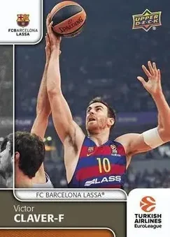 2016-17 Upper Deck EuroLeague #1 - Victor Claver - FC Barcelona 2016-17 Upper Deck EuroLeague #1 - Victor Claver - FC Barcelona