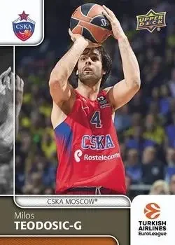 2016-17 Upper Deck EuroLeague #3 Miloš Teodosić
