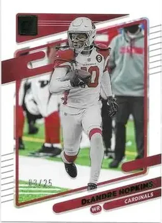 2021 Clearly Donruss - Green #2 - DeAndre Hopkins - Arizona Cardinals