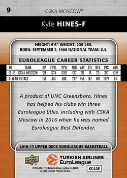Back of Kyle Hines
