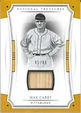 2017 Panini National Treasures #46 - Max Carey - Pittsburgh Pirates