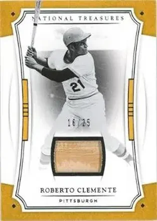 2017 Panini National Treasures #49 - Bob Clemente - Pittsburgh Pirates