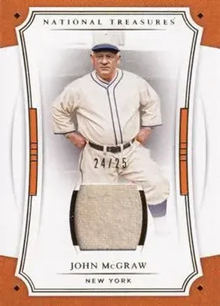2017 Panini National Treasures #82 - John McGraw - New York Giants