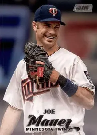 2017 Stadium Club #28 - Joe Mauer - Minnesota Twins