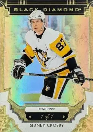 2023-24 Upper Deck Black Diamond - Gold #BDB-SC - Sidney Crosby - Pittsburgh Penguins