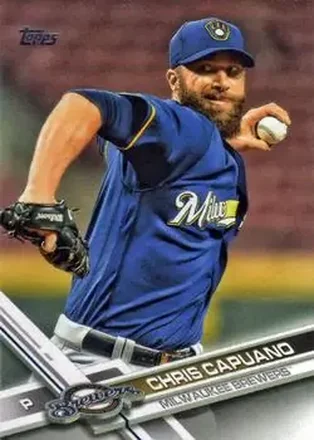 2017 Topps #3 - Chris Capuano - Milwaukee Brewers