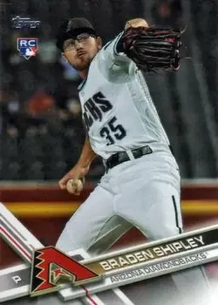 2017 Topps #15 - Braden Shipley - Arizona Diamondbacks
