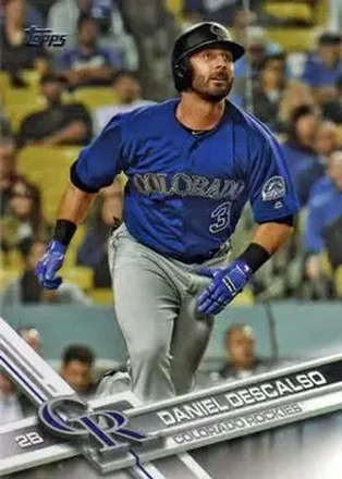 2017 Topps #17 - Daniel Descalso - Colorado Rockies