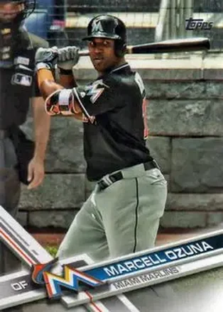 2017 Topps #23 - Marcell Ozuna - Miami Marlins