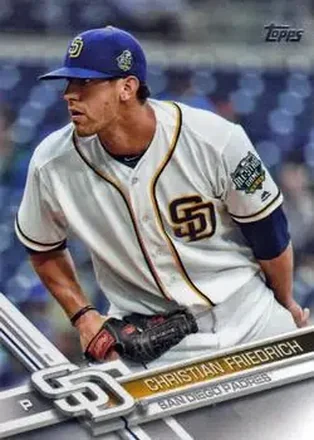 2017 Topps #24 - Christian Friedrich - San Diego Padres
